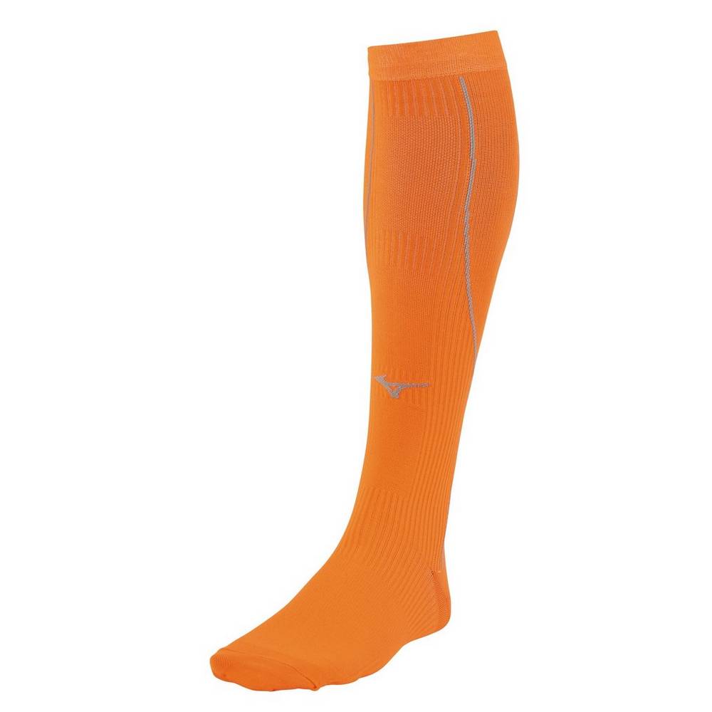 Damske Běžecké Ponožky Mizuno Compression Oranžové Vypredaj ZWBD42319